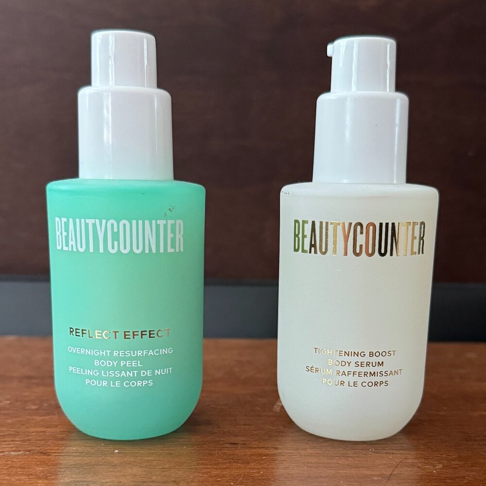 Beautycounter Reflect Effect Body Peel & Tightening Boost Body Serum